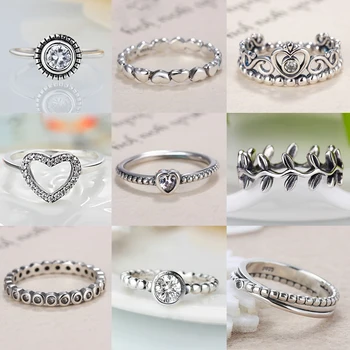 

Octbyna Hot Sale Crown&Heart-shaped Styles Brand Ring For Women Party Finger Ring For Women Charm Jewelry Gifts Dropshipping