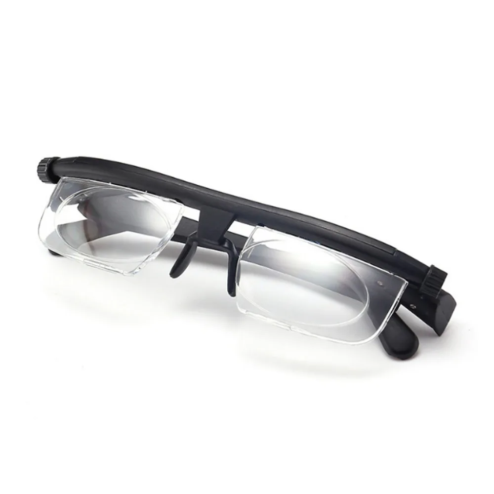 Adjustable Glasses Non-Prescription Lenses for Nearsighted Farsighted Computer Reading Driving Unisex Variable Focus Glasses