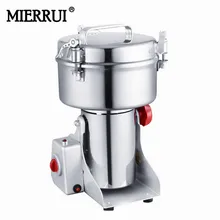 voltege 220V/110V 1000g food grade stainless steel household swing type electric corn mill machine voltege 220V/110V 1000g food grade stainless steel household swing type electric corn mill machine