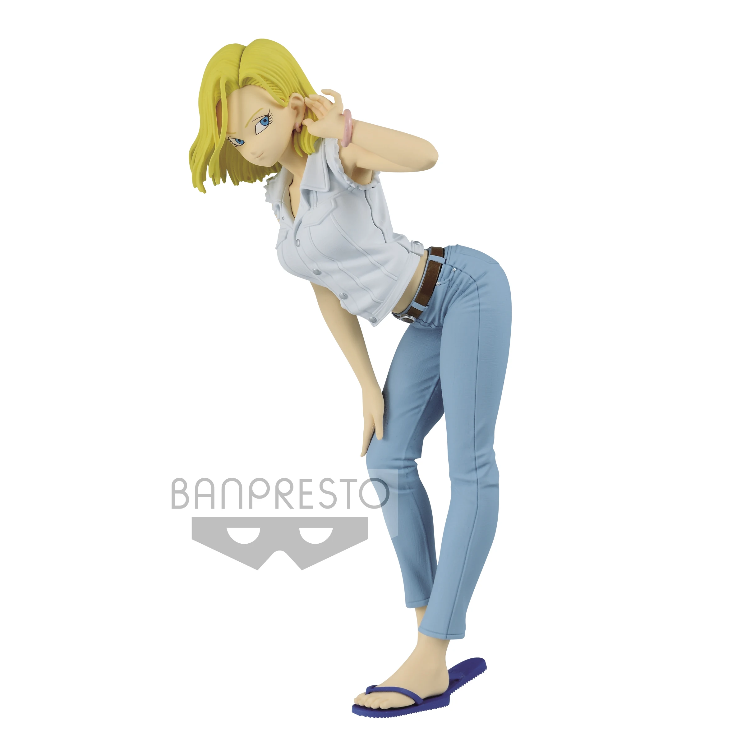 Tronzo Banpresto блеск и Гламурные Android № 18 лазурит ПВХ сексуальная фигура Dragon Ball Z Android 18 экшн-модель фигурки