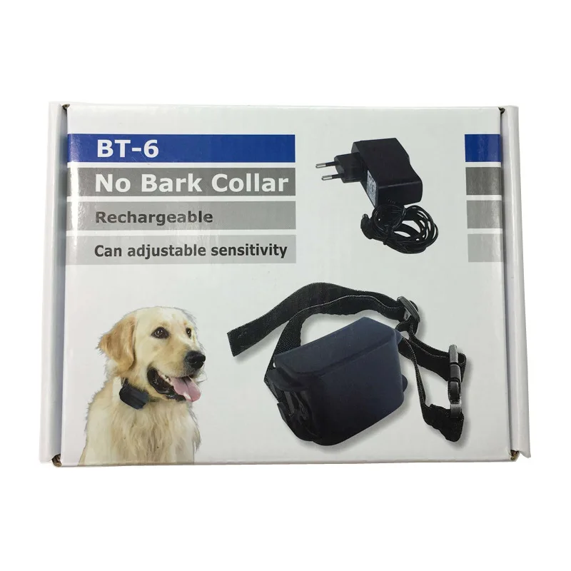

Rechargeable Bark Terminator Advanced Bark Control Shock Vibra Dog Training Collar BT6