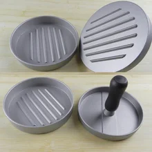 Круглая форма гамбургеров Пресс из алюминиевого сплава мясо для гамбургеров гриль для говядины пресс для бургеров форма