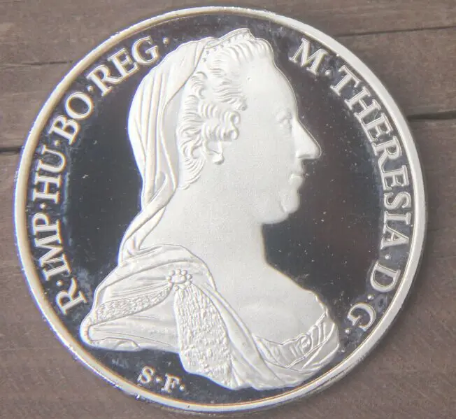 

Austria Maria Theresia Queen of Hungry Souvenir Commemorative Coin European Coins Non-currency medal Austria-Hungary Germany