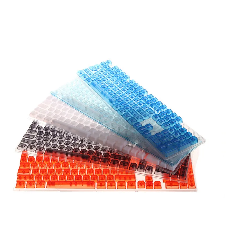 Prix pour Transparent keycaps 104 jeu de clés cherry mx key caps pour mx commutateurs rétro-éclairé mécanique clavier touches Prix pour Transparent keycaps 104 jeu de clés cherry mx key caps pour mx commutateurs rétro-éclairé mécanique clavier touches