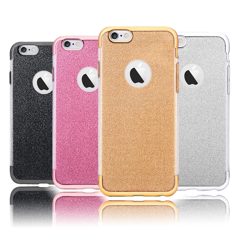 Electroplating Crystal Soft TPU + Shiny Glitter Film Phone Cases for iPhone 7 7Plus 6 6s 6Plus 6S plus 5 5S SE Back Cover Case 1-plus-5-cover : image Electroplating Crystal Soft TPU + Shiny Glitter Film Phone Cases for iPhone 7 7Plus 6 6s 6Plus 6S plus 5 5S SE Back Cover Case 1-plus-5-cover
