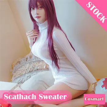 

[Stock] Fate/Grand Order Servant Scathach Sweater Cosplay Costume Sexy Girl Cosplay for women free shipping