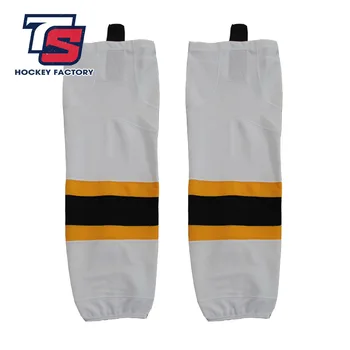 

Han Duck free shipping 100% Polyester Breathable Bruins Ice Hockey Socks Cheap Shin Guards W011 for fans high quality