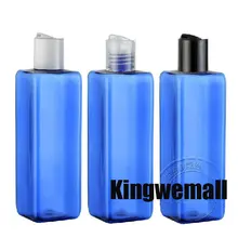300 шт./лот Ёмкость 250 мл лосьон шампунь водой пустая бутылка ПЭТ Бутылочки с диском нажмите Кепки