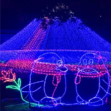 YIYANG Светодиодный лампа Luz para Decoracao 200 светодиодный 20 м 220 в украшение разноцветный струнный свет для рождественской вечеринки на день рождения