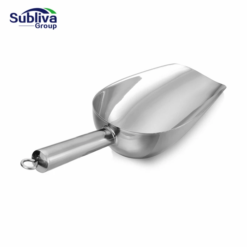 

4oz Ice Scoops Shovel Food Flour Candy Scoop For Bar Commercial Kitchen Tools Stainless Steel Ice Scraper Food Buffet Candy Bar