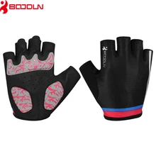 BOODUN спортивные перчатки для спортзала Тяжелая атлетика тренировки упражнения дышащие наручные обертывания фитнес женские перчатки мужские перчатки половина пальцев