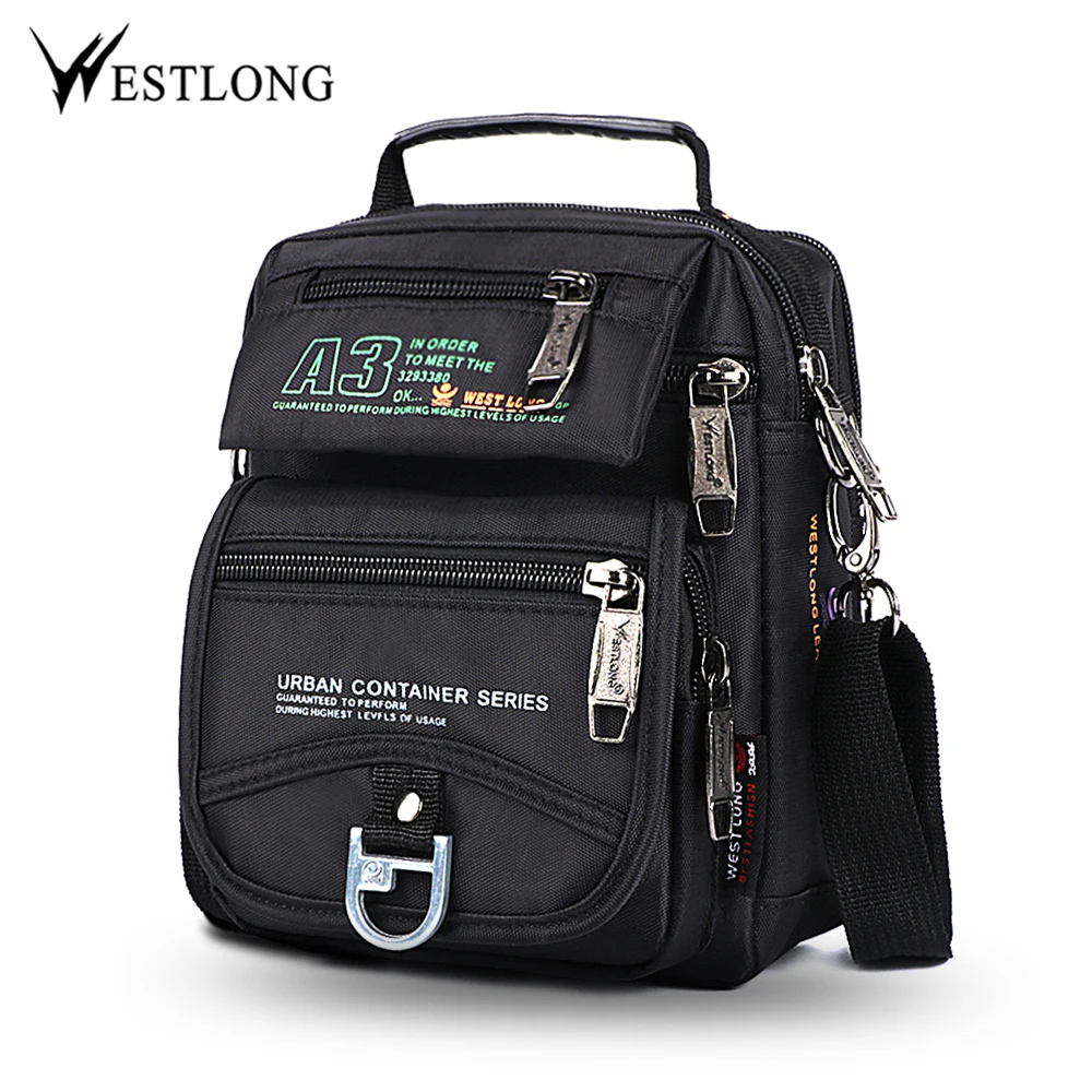 New 3705W Men Messenger Bags Casual Multifunction Small Travel Bags