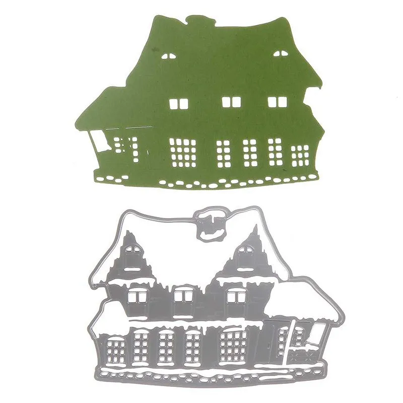 Buy Christmas Metal Die Cuts Wooden house Cutting Dies
