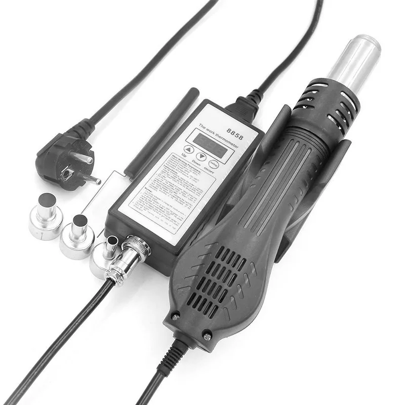 220V припоя горячего воздуха вентилятор паяльная станция Портативный тепла сварочные инструменты PAK55
