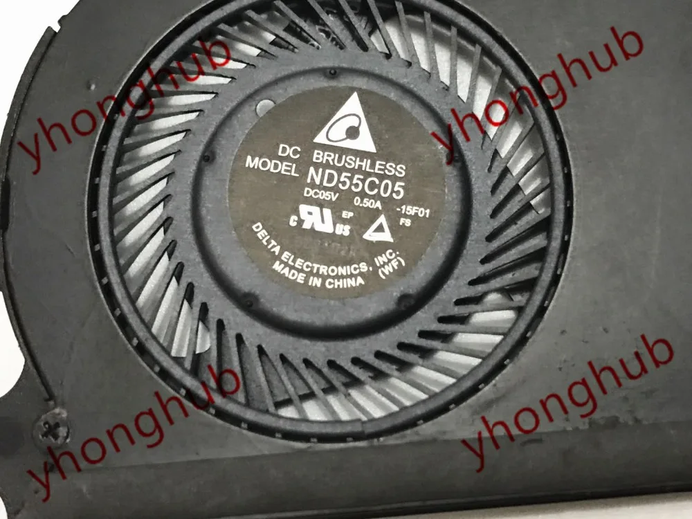 Delta Electronics ND55C05 15F01 Сервер охлаждающий вентилятор DC 5V 0.50A 4