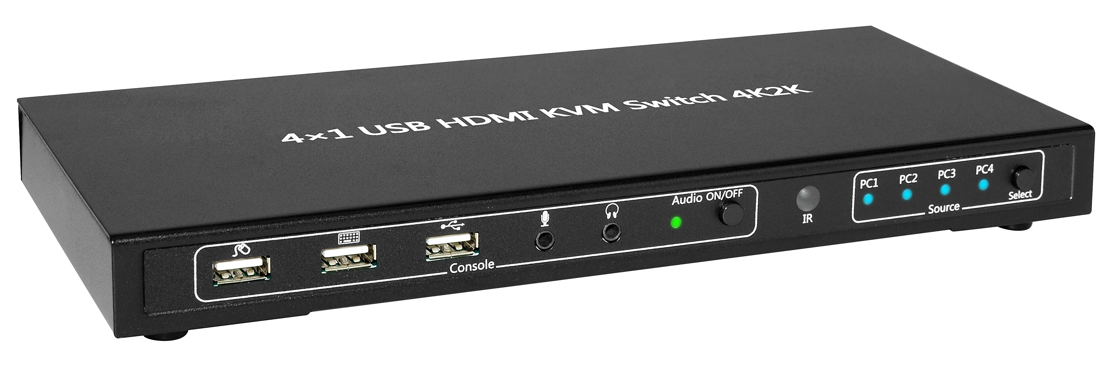 4 порта HDMI USB 2,0 KVM переключатель с горячей клавишей 4K60HZ