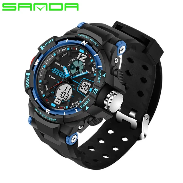 SANDA Brand Children Sports Watches Kids LED Electronic Quartz Watch Boy Girl St SANDA Brand Children Sports Watches Kids LED Electronic Quartz Watch Boy Girl St
