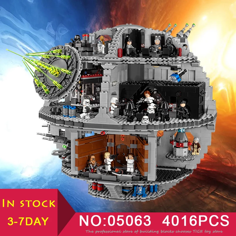 

LEPIN 05063 Star Wars Series Force Waken UCS Death Star compatible LegoINGlys 75159 Toys Kits Model Building Blocks Bricks