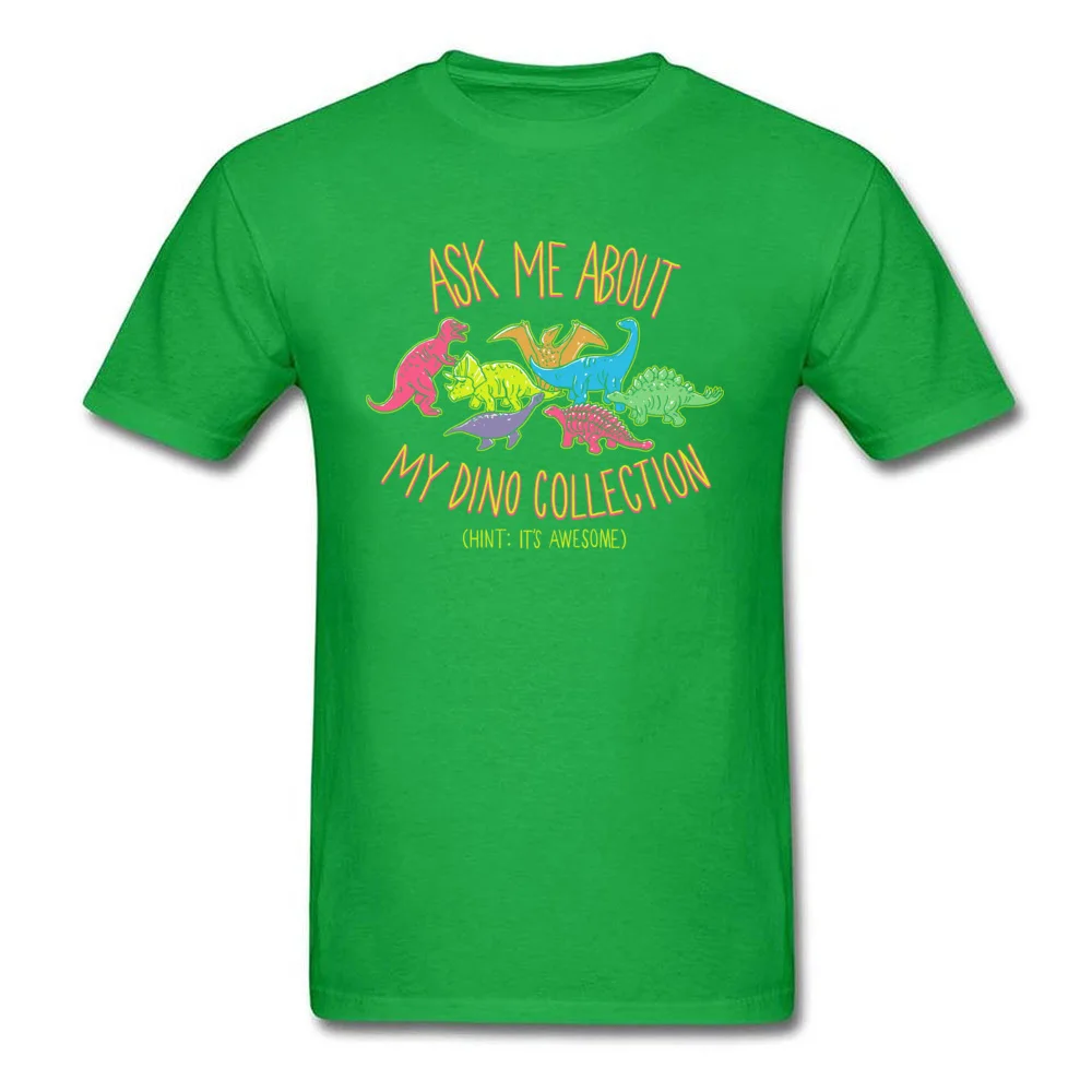 Normal dino collection 5493 Men T Shirt Newest Autumn Short Sleeve Crewneck 100% Cotton Tops & Tees Normal Tee-Shirt dino collection 5493 green