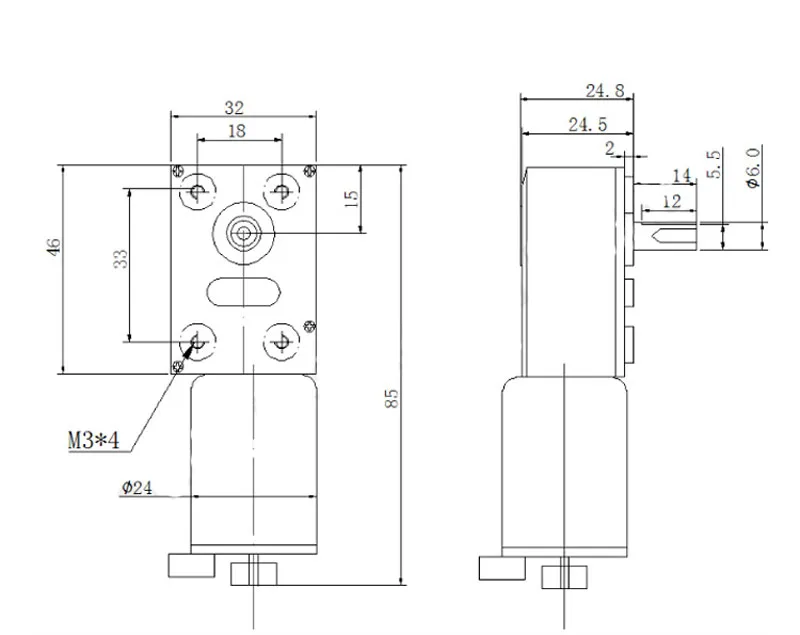 Bringsmart JGY-370B DC червь Шестерни двигатель с датчиком диск 12V низшее Скорость редуктор мотора зал кодирования доска с встроенной функцией спуска затвора с заглушкой по часовой стрелке против часовой стрелки