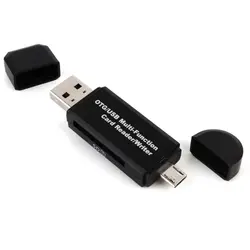 Card Reader Micro USB OTG USB 2,0 адаптер SD Micro SD Card Reader для ПК Мобильный телефон Tablet