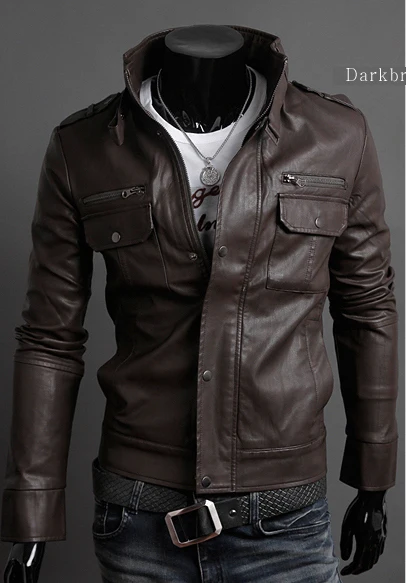 Aliexpress.com : Buy Mens Fashion Faux Leather jackets Designer ... Aliexpress.com : Buy Mens Fashion Faux Leather jackets Designer ...