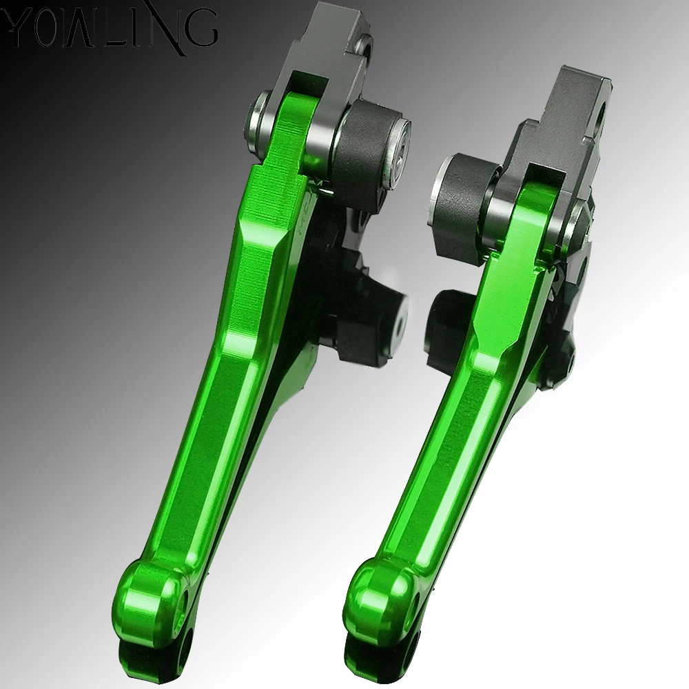 Складные тормозные рычаги с ЧПУ для KAWASAKI KX65 KX80 KX85 KX125 KX250 KX 125 250 KX250F KX450F KLX250 KDX200 KDX220 |