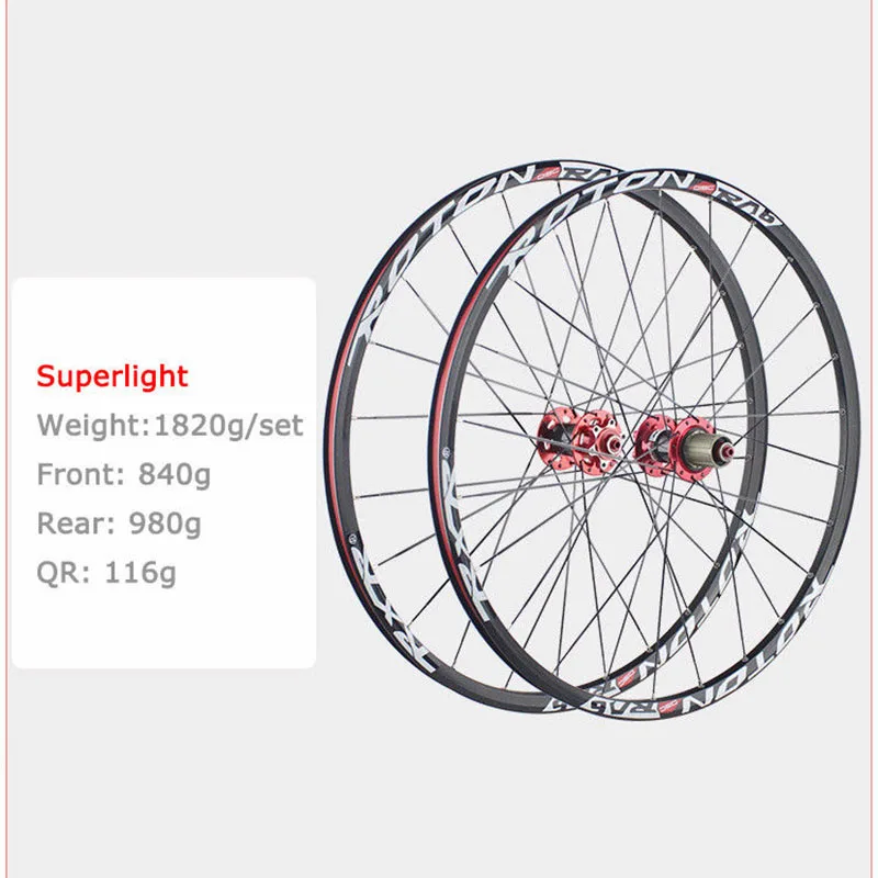 RXR wheelset RA6 26/27.5/29 &quotколеса горного велосипеда колеса для подшипники ступицы из