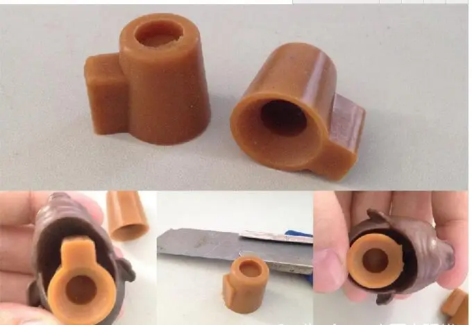 

2X 1/6 Scale Male Head inside connection Action Figure soft Neck Joint Enterbay