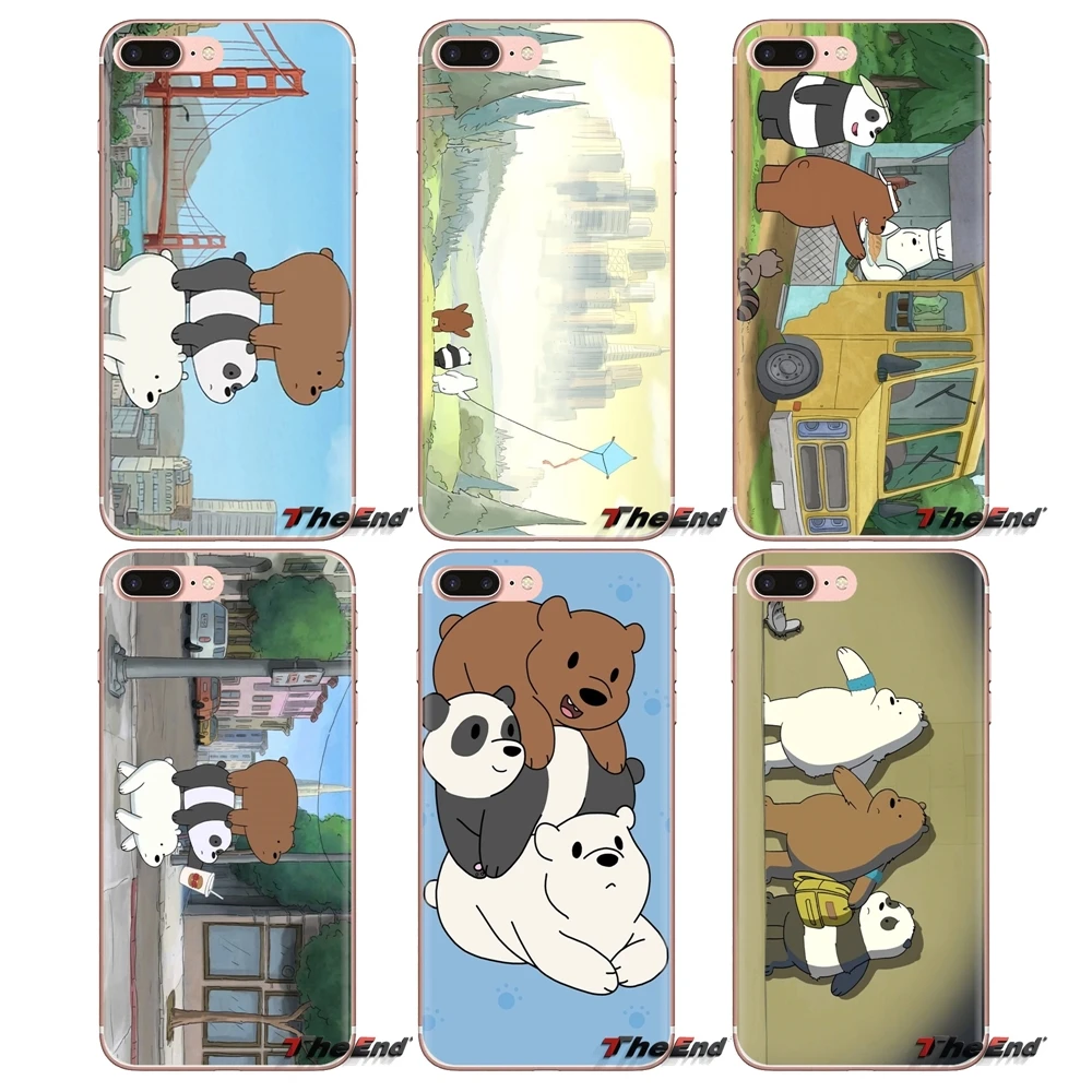

We Bare Bears Funny Soft Transparent Cases Covers For LG G3 G4 Mini G5 G6 G7 Q6 Q7 Q8 Q9 V10 V20 V30 X Power 2 3 K10 K4 K8 2017