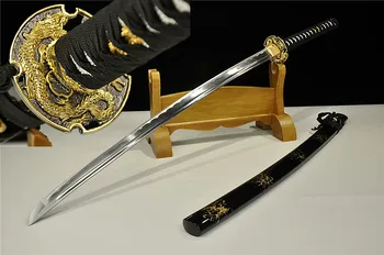 

Japanese Samurai Katana Sword Carbon Steel Sharp Blade Practice Sword