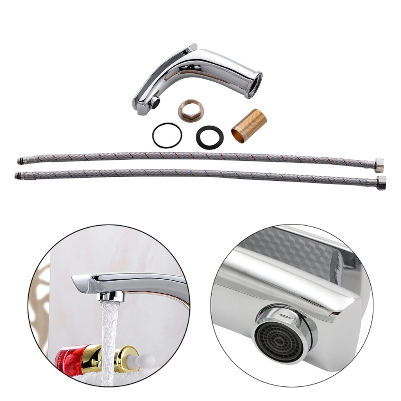 

Cold-warm Faucets Bathroom Faucet Single Lever Sink Tap Basin Bath Mixer Deck Mount