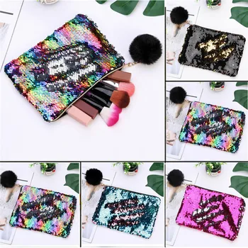 

Travel Cosmetic Bag Zipper Makeup Case Handbag Organizer Storage Pouch Purse For Women