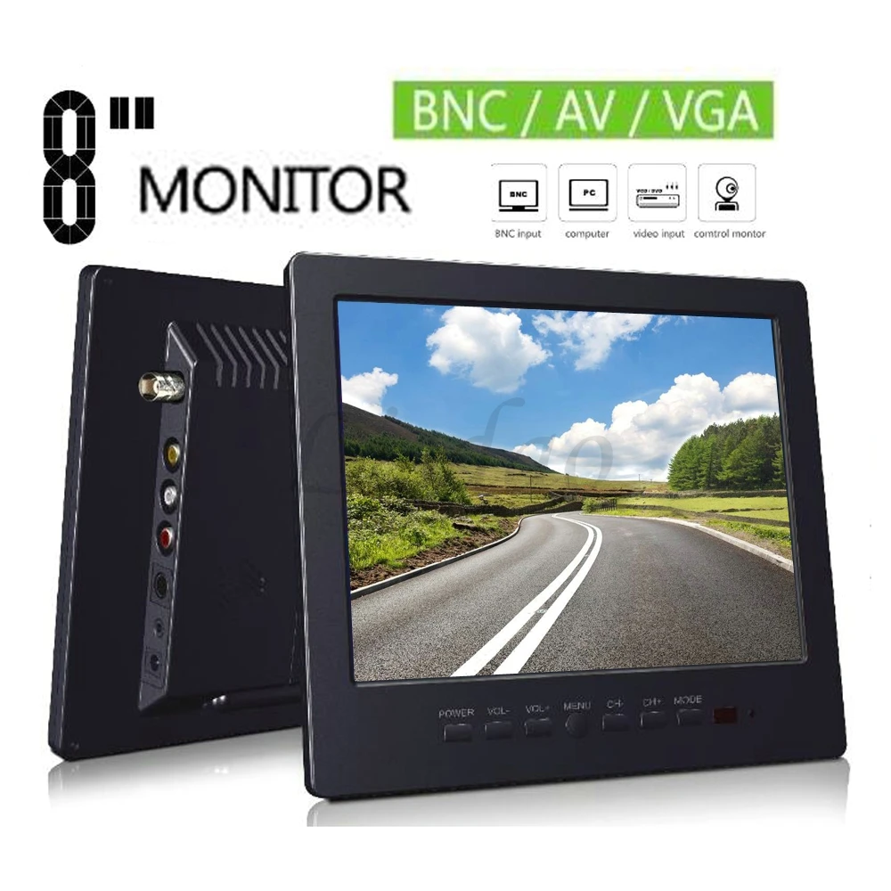 Buy New 8 inch HD 1024x768 Professional Screen Portable Monitor With BNC / VGA