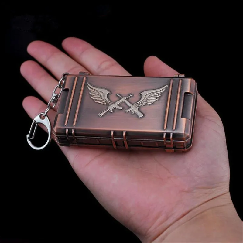  Game PUBG Triumph Treasure Box Chest Playerunknown's Battlegrounds Cosplay Props Funny Fancy Key Ch