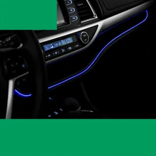 Lsrtw2017 led auto cruscotto atmosfera di luce per toyota highlander 2013 2014 2015 2016 2017 2018 2019 3rd generazione