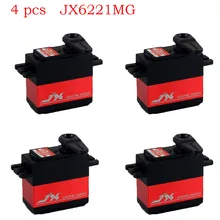 4PCS JX6221MG 20KG servo Large Torque Digital Coreless Metal Gears Servo for RC Car Crawler RC Boat Helicopter RC Model