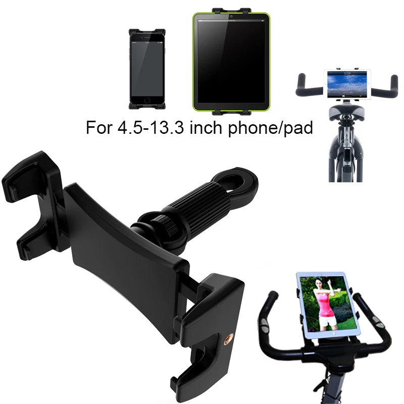Держатель 3 в 1 для телефона 4,5-13,3 дюймов iPad 11 12,9, держатель для велосипедного планшета, подставка для спортзала, велосипеда, спортивный Регулируемый автомобильный держатель
