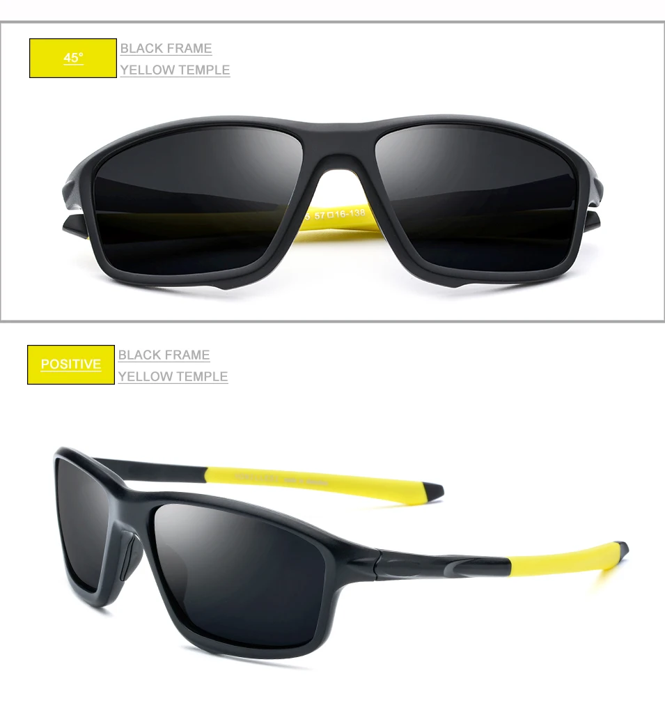 TR90 поляризационные солнцезащитные очки мужские спортивные уличные, для вождения негабаритные квадратные очки женские зеркальные очки солнцезащитные очки для мужчин Oculos