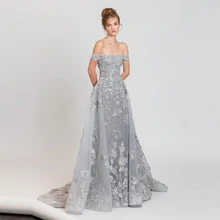 Romantic font b Evening b font font b Dress b font Cap Sleeve Chiffon A Line