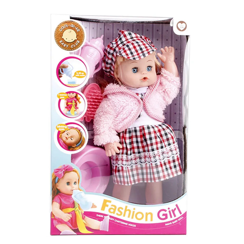 Интерактивная кукла Babyalive силиконовая для кормления питье говорящий писк