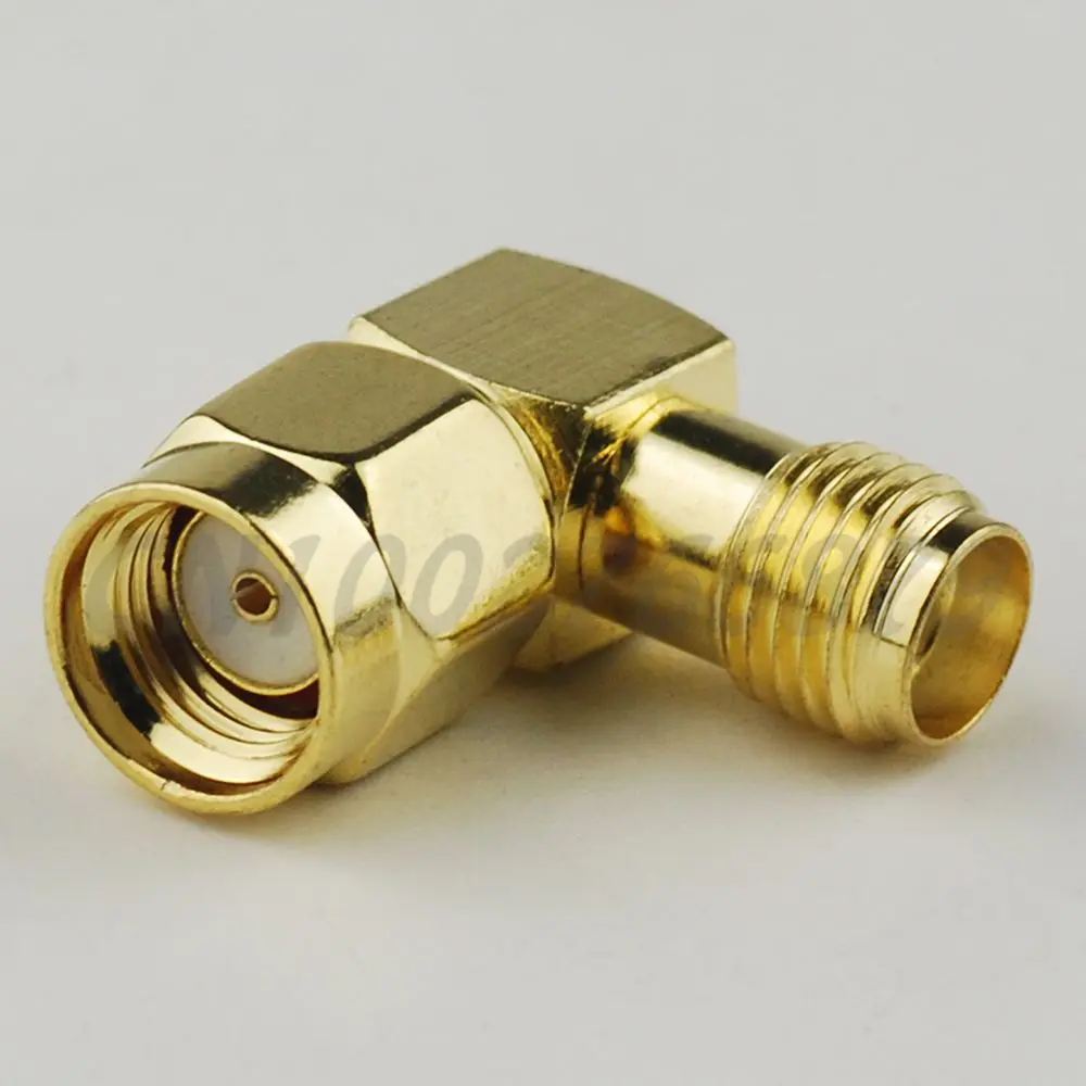 RF electrical SMA adapter RP SMA Plug(female pin) to SMA Jack straight Right Angle Male and