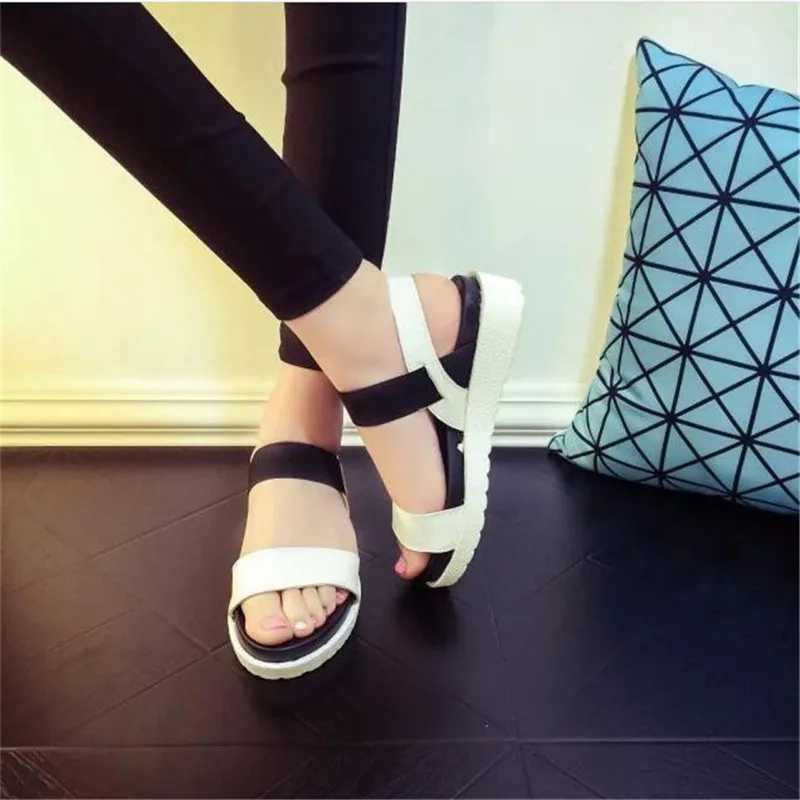 

NEW Hot Selling sandals women Summer shoes woman 2016 peep-toe flat Shoes Roman sandals Women sandals sandalias mujer sandalias