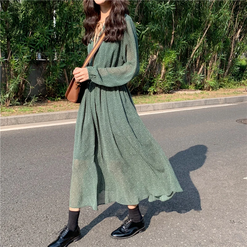 

Recommend Beautiful Light Print Chiffon Dress Long Spring Summer Princess Lady Dress Robe Longue Vestido Largo Vestiti Lunga