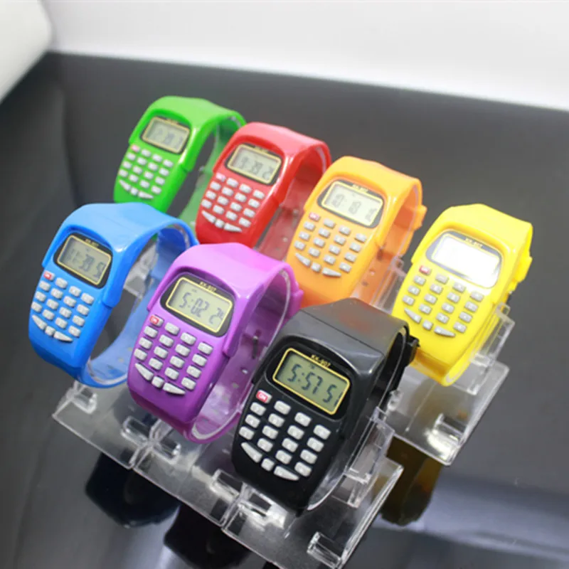 

2019 Kids Watches Boys Girls Multi-function Watch Children Calculator Digital Watch Casual Silicone Sports Watch Montre Enfant