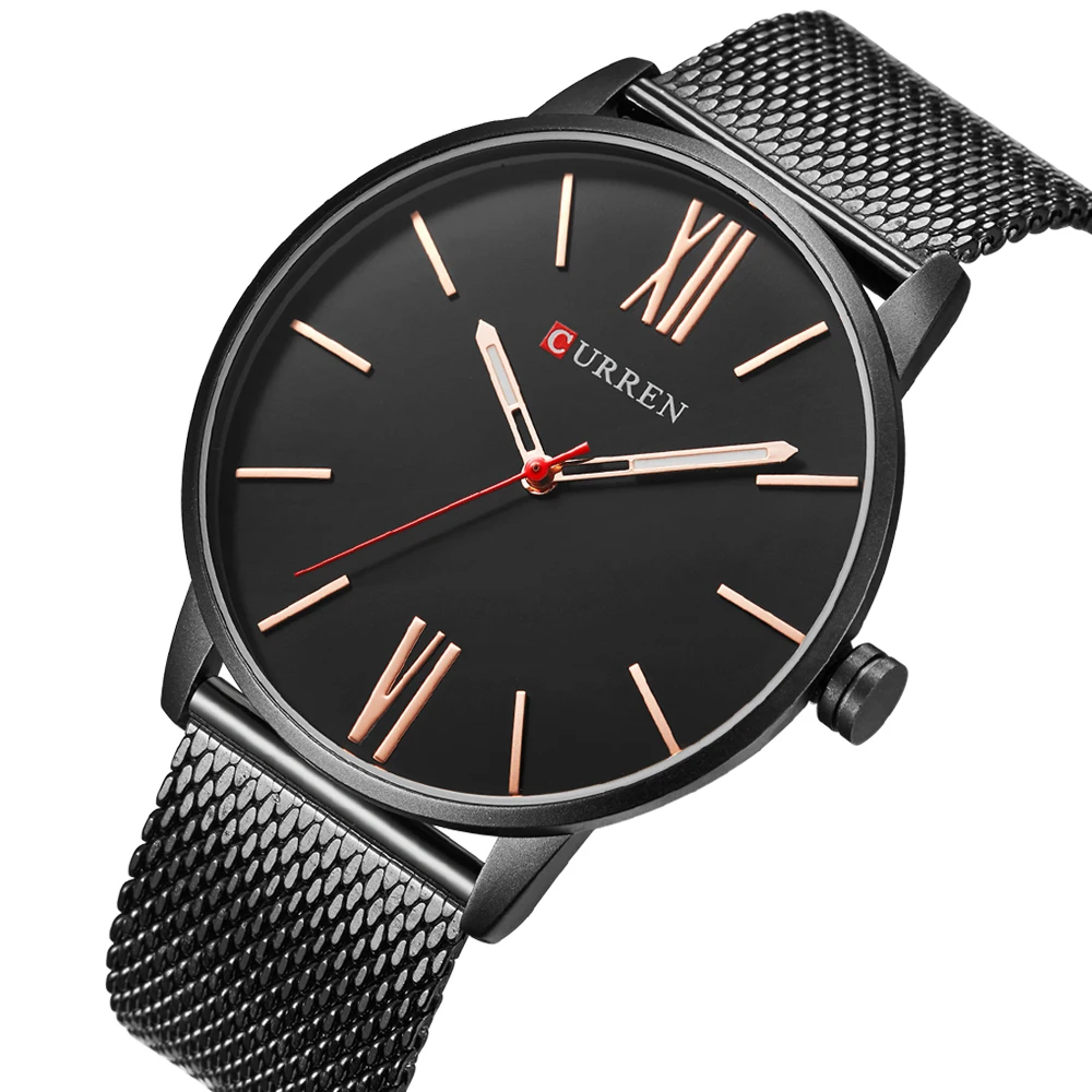 

Curren Mens Watches Top Brand Luxury Gold Stainless Steel Men Quartz Watch Fashion Business Male Wristwatches Relogio Masculino