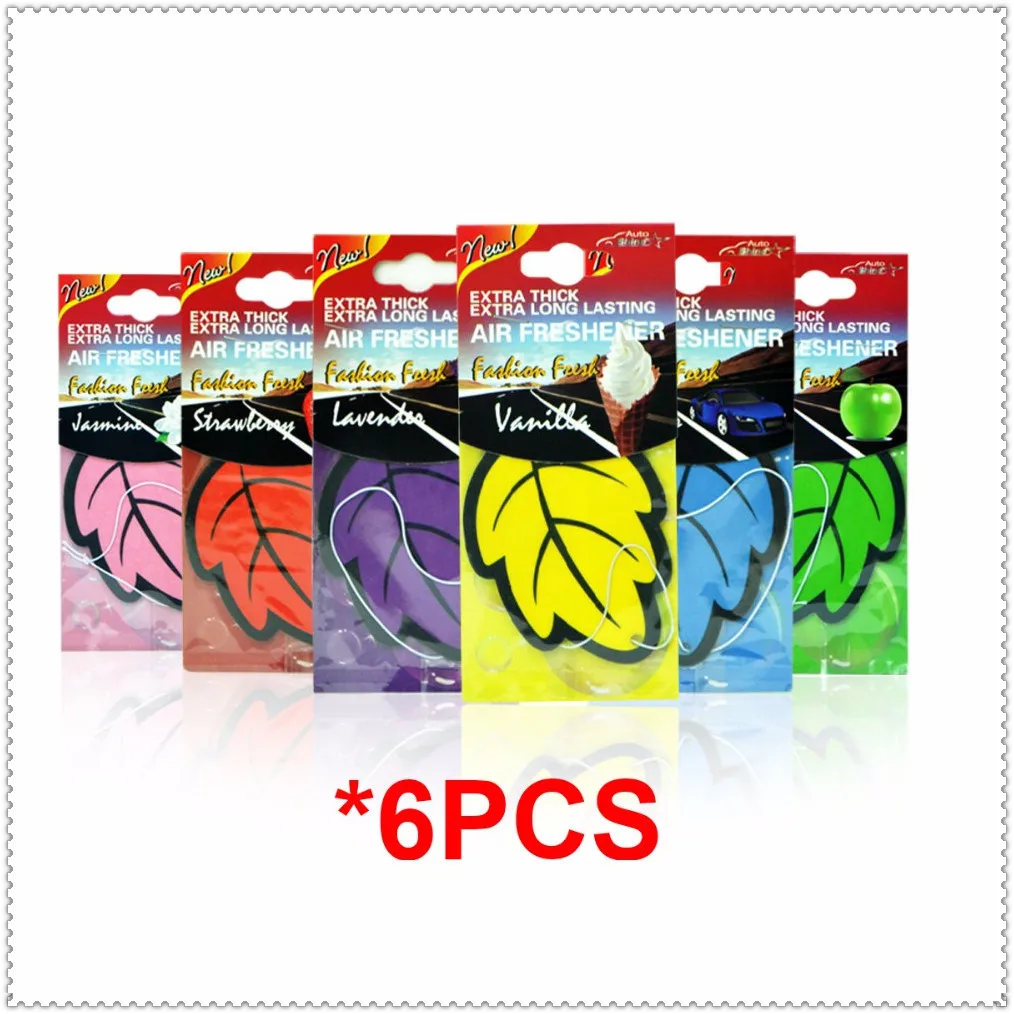 6PCS Car Fragrance Ornament Perfume Air Freshener Decor Leaf for Ford Shelby SYNus King GTX1 Freestyle Fairlane Equator BA | Автомобили и