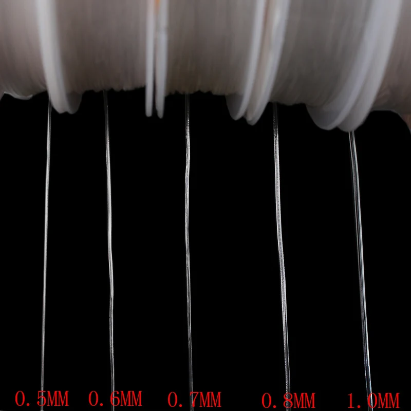Бижутерии, материал для резиновая эластичная нить 0,5/0,6/0,7/0,8/1,0 мм с украшением в виде кристаллов, с прямым валиковым швом линия бисером Бисер провода, сделай сам, бисер для изготовления ювелирных изделий