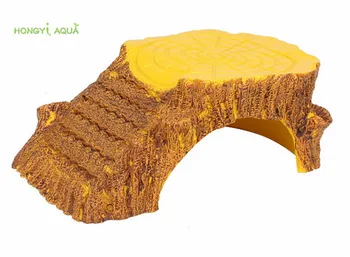 

1piece resin turtle terrace avoid the cave landscaping toys aquarium supplies reptile cave amphibious tortoise basking platform
