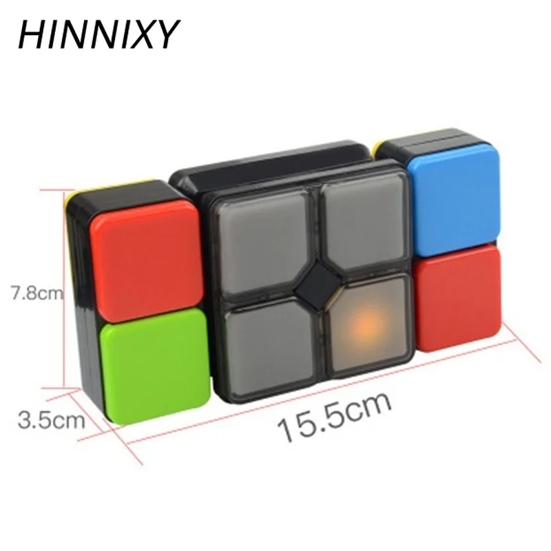  Hinnixy Magic Cube Night Lamp Intelligent Puzzle Electronic Music LED Toys Creative Changeable Game - 33034890671